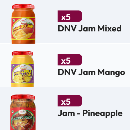 DNV Assorted Jam Combo